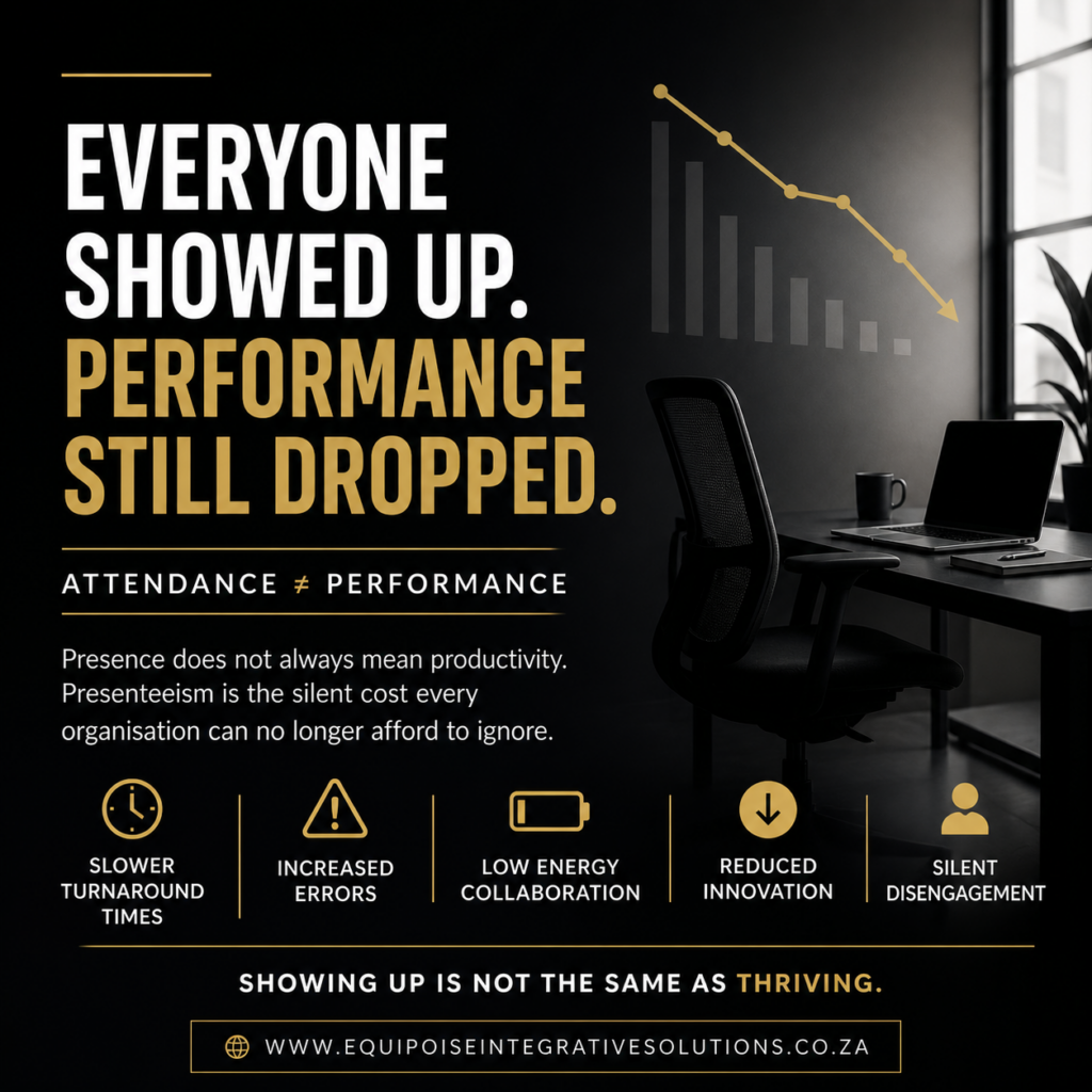 Performance Up Image Everyone Showed Up. Performance Still Dropped. - Equipoise Integrative ...